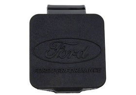 Ford Racing Rubber 2in Hitch Receiver Cover w/Ford Oval/Ford Performance Logo