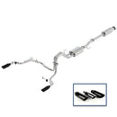 Ford Racing 15-18 F-150 5.0L Cat-Back Sport Exhaust System - Rear Exit Black Chrome Tips-1
