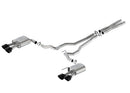 Ford Racing 2024 Mustang 5.0L Sport Non-Active Cat-Back Exhaust w/Valance - Black Tip-1