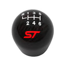Ford Racing 13-17 Focus ST Black Carbon Fiber 6 Speed Shift Knob-1