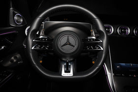 BENZ AMG forged carbon paddle shifters - BLACK GLOS (2022) - 0