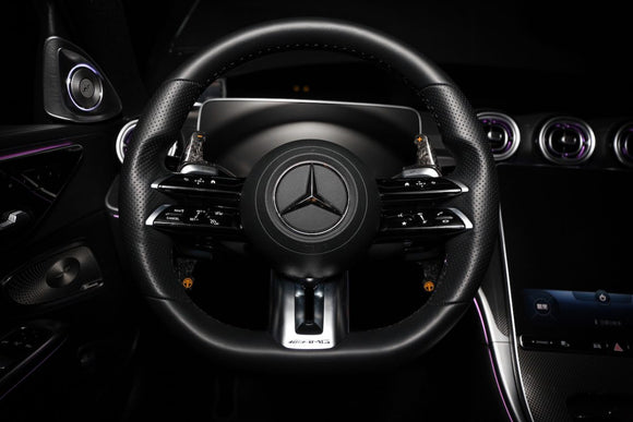BENZ AMG forged carbon paddle shifters - BLACK GLOS (2022)
