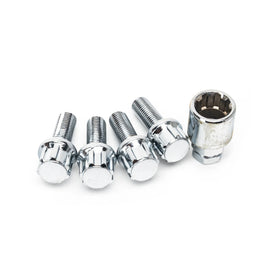 Wheel Lock Kit 12mm - Ball Seat (Silver)