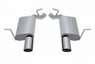 Gibson 11-18 Jeep Grand Cherokee Laredo 3.6L 2.25in Axle-Back Dual Exhaust - Aluminized