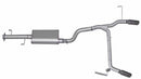 Gibson 07-14 Toyota FJ Cruiser Base 4.0L 2.5in Cat-Back Dual Split Exhaust - Aluminized-1