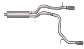 Gibson 08-10 Hummer H3 Alpha 5.3L 2.5in Cat-Back Dual Split Exhaust - Stainless