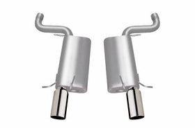 Gibson 06-08 Cadillac STS V 4.4L 2.5in Axle-Back Dual Exhaust - Stainless