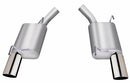 Gibson 05-10 Ford Mustang GT 4.6L-5.4L, Axle Back Dual Exhaust, Stainless,-1