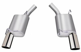 Gibson 05-10 Ford Mustang GT 4.6L-5.4L, Axle Back Dual Exhaust, Stainless,