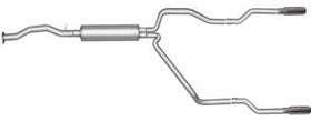Gibson 96-97 Chevrolet C1500 Base 4.3L 2.5in Cat-Back Dual Split Exhaust - Stainless
