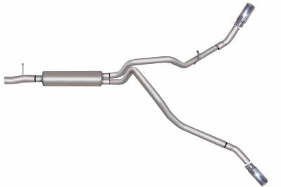 Gibson 08-09 Ford F-250 Super Duty FX4 5.4L 2.5in Cat-Back Dual Extreme Exhaust - Stainless