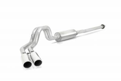 Gibson 15-19 Ford F-150 King Ranch 5.0L 3in/2.5in Cat-Back Dual Sport Exhaust - Aluminized