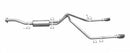 Gibson 15-22 Chevrolet Colorado LT 2.5L 2.25in Cat-Back Dual Split Exhaust - Stainless-1