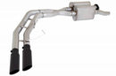 Gibson 17-19 Ford F-150 Raptor 3.5L 3in Cat-Back Super Truck Exhaust - Black Elite-1