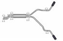 Gibson 99-03 GMC Sierra 1500 SL 5.3L 2.5in Cat-Back Dual Extreme Exhaust - Black Elite-1