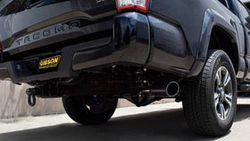 Gibson 16-22 Toyota Tacoma TRD Sport 3.5L 2.5in Cat-Back Single Exhaust - Black Elite - 0
