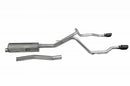 Gibson 20-22 Jeep Gladiator JT Rubicon 3.6L 3in/2.5in Cat-Back Dual Split Exhaust - Black Elite-1