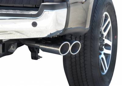 Gibson 2020 Ford F-250 SuperDuty Crew 96in Bed 7.3L Cat-Back Dual Sport Exhaust System - Stainless