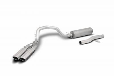 Gibson 21-22 GMC Yukon/Chevy Tahoe 5.3L 2/4WD Cat-Back Dual Sport Exhaust System - Stainless