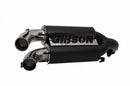 Gibson 20-22 Polaris RZP XP Dual Exhaust - Black Ceramic-1