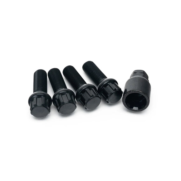 Wheel Lock Kit 14mm - Ball Seat (Black)