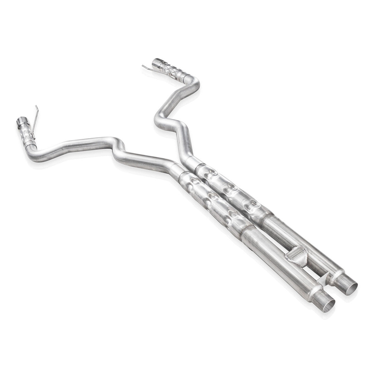 Stainless Works 2015-16 Mustang GT 3in Catback H-Pipe Retro Chambered Mufflers 3in Cores - 0