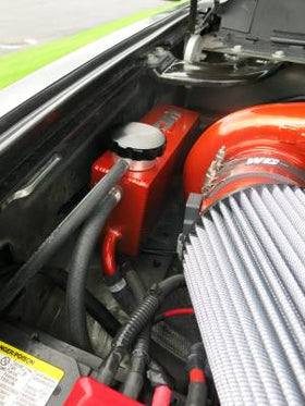 Wehrli 11-16 Chevrolet 6.6L LML Duramax Twin Turbo Style Coolant Tank Kit - WCFab Grey - 0