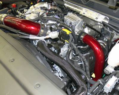 Wehrli 17-19 Chevrolet 6.6L L5P Duramax Driver Side 3in Intercooler Pipe - Gloss Black - 0