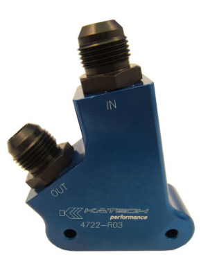 KATECH KAT-A4722 - BILLET OIL COOLER ADAPTER