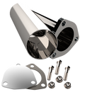 QTP 2.5in Weld-On QTEC Exhaust Cutout Y-Pipe-1