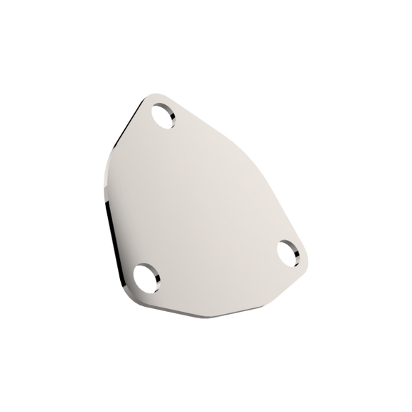 QTP 2.5in Bolt-On QTEC 3 Bolt Cover Plate
