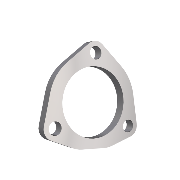 QTP 2.5in Weld-On QTEC 3 Bolt Flange