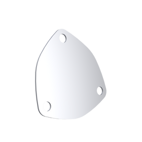 QTP 3in Bolt-On QTEC 3 Bolt Cover Plate