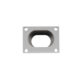 QTP 3in Weld-On QTEC Low Profile Conncetion Oval Tube Kit - 0