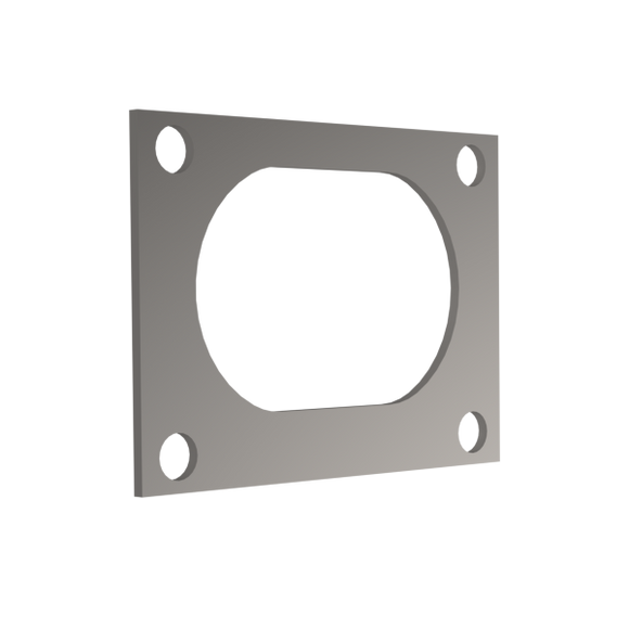QTP Bolt-On QTEC Low Profile 4 Bolt Gasket