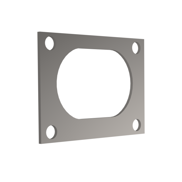 QTP Bolt-On QTEC Low Profile 4 Bolt Gasket