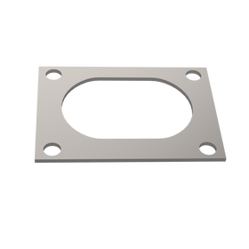 QTP Bolt-On QTEC Low Profile 4 Bolt Gasket - 0