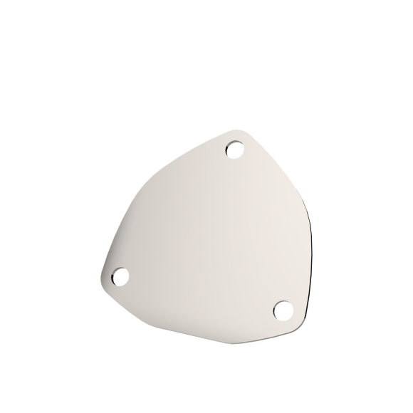 QTP 3.5in Bolt-On QTEC 3 Bolt Cover Plate