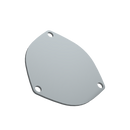 QTP 4in Bolt-On QTEC 3 Bolt Cover Plate-1