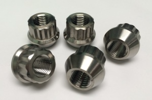 KATECH KAT-6882 TITANIUM LUG NUTS. 12PT 12X1.5MM
