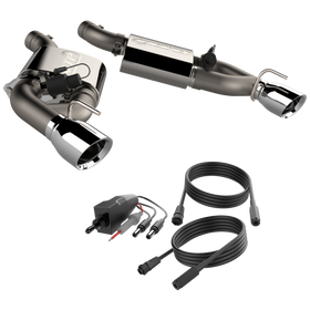 QTP 16-18 Chevrolet Camaro SS 6.2L 304SS Screamer Axle Back Exhaust w/4.5in Dual Tips