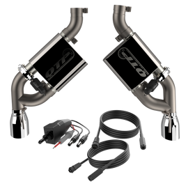 QTP 16-18 Chevrolet Camaro SS 6.2L 304SS Screamer Axle Back Exhaust w/4.5in Dual Tips - 0