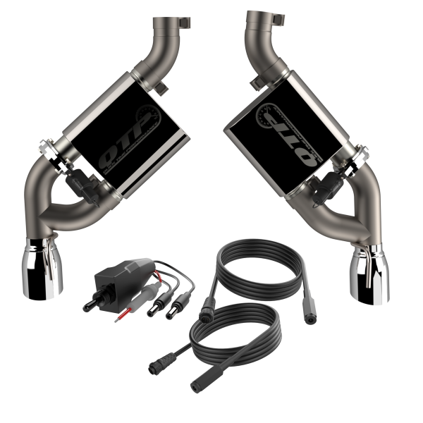 QTP 16-18 Chevrolet Camaro SS 6.2L 304SS Screamer Axle Back Exhaust w/4.5in Dual Tips - 0