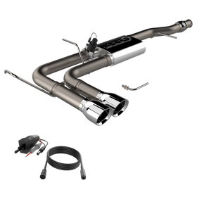 QTP 14-18 Chevy Silverado 1500 4.8L/5.3L EC/CC SB 304SS Screamer Cat-Back Side Exit w/4.5in Tips