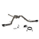 QTP 14-18 Chevy Silverado 1500 4.8L/5.3L EC/CC SB 304SS Scrmr Cat-Back Rear Split Exit w/4.5in Tips-3