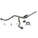 QTP 14-18 Chevy Silverado 1500 4.8L/5.3L EC/CC SB 304SS Screamer Cat-Back Rear Exit w/4.5in Blk Tips-1