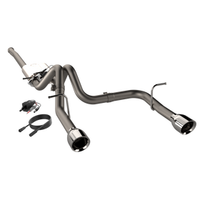 QTP 2018 Jeep Wrangler JL 304SS Screamer Cat-Back Exhaust 4DR w/4in Tips