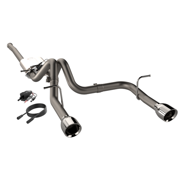 QTP 2018 Jeep Wrangler JL 304SS Screamer Cat-Back Exhaust 4DR w/4in Tips