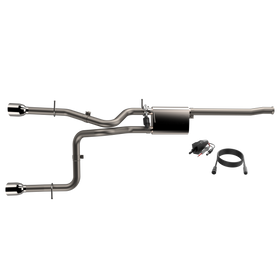 QTP 2018 Jeep Wrangler JL 304SS Screamer Cat-Back Exhaust 4DR w/4in Tips - 0