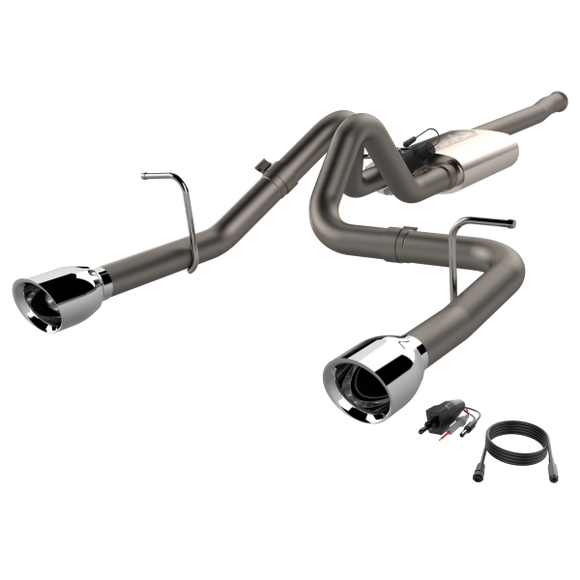 QTP 2018 Jeep Wrangler JL 304SS Screamer Cat-Back Exhaust 4DR w/4in Tips